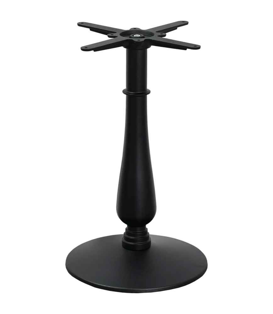 Pied bistro retro base ronde H 72 cm