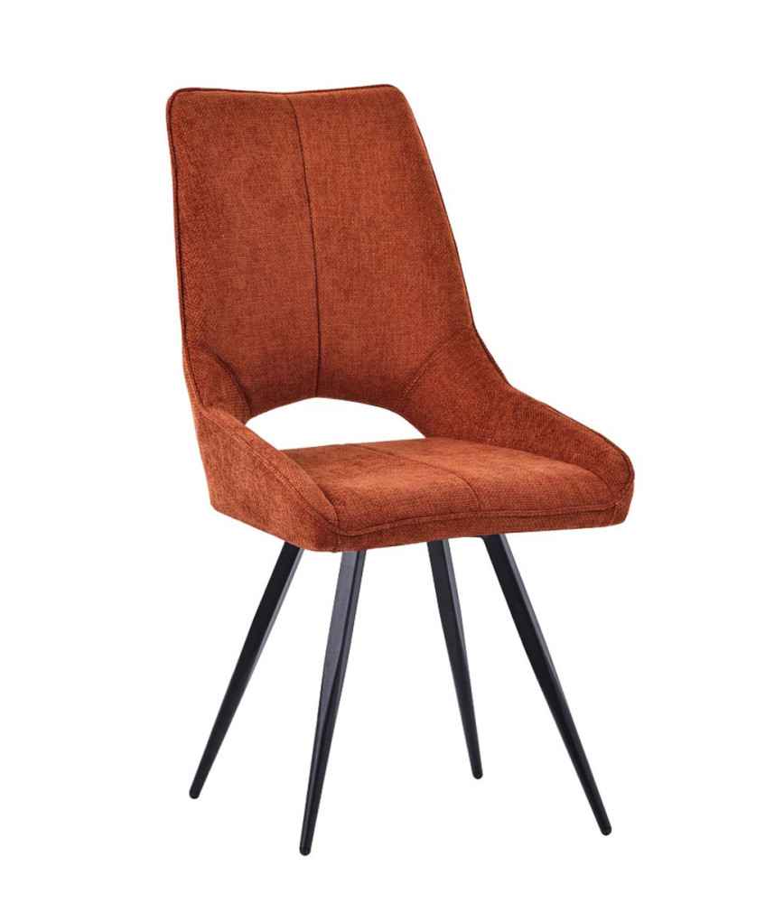 Chaise Cosy couleur terracotta