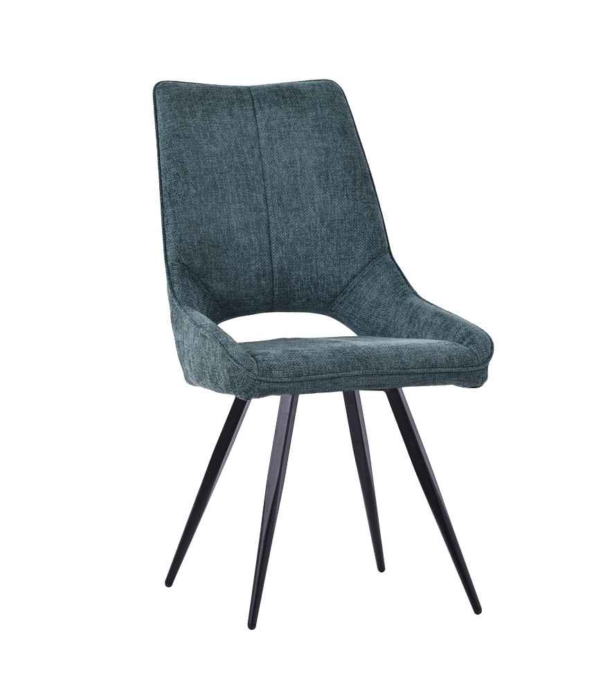 Chaise Cosy couleur bleu canard