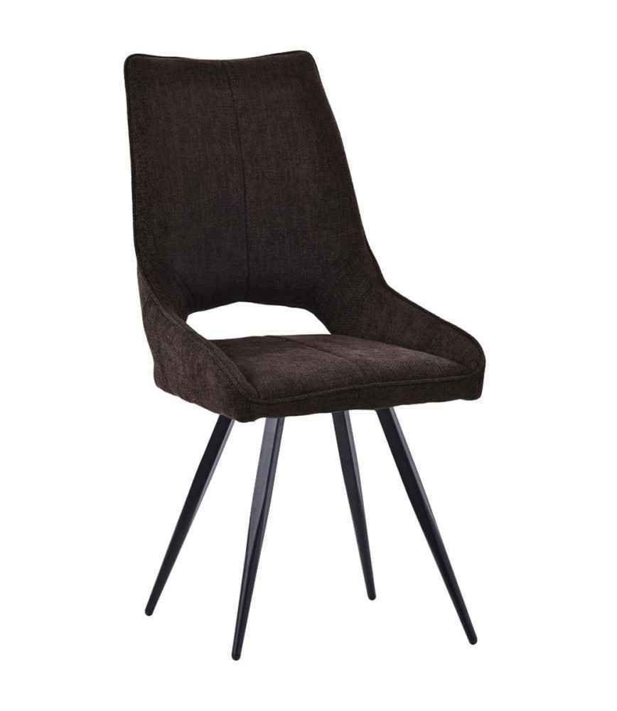 Chaise Cosy couleur brun foncé