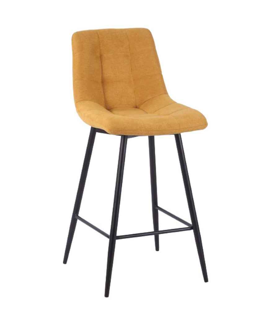 Tabouret snacking Retro H 65, assise tournante, couleur cognac