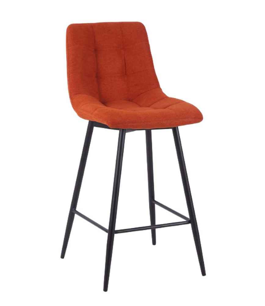 Tabouret snacking Retro H 65, assise tournante, couleur terracotta