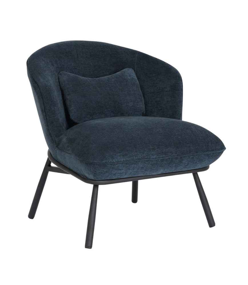 Fauteuil lounge bleu