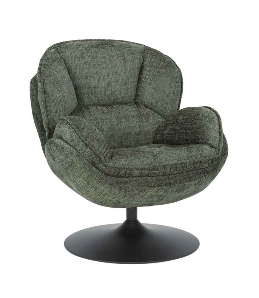 Fauteuil relax pivotant vert
