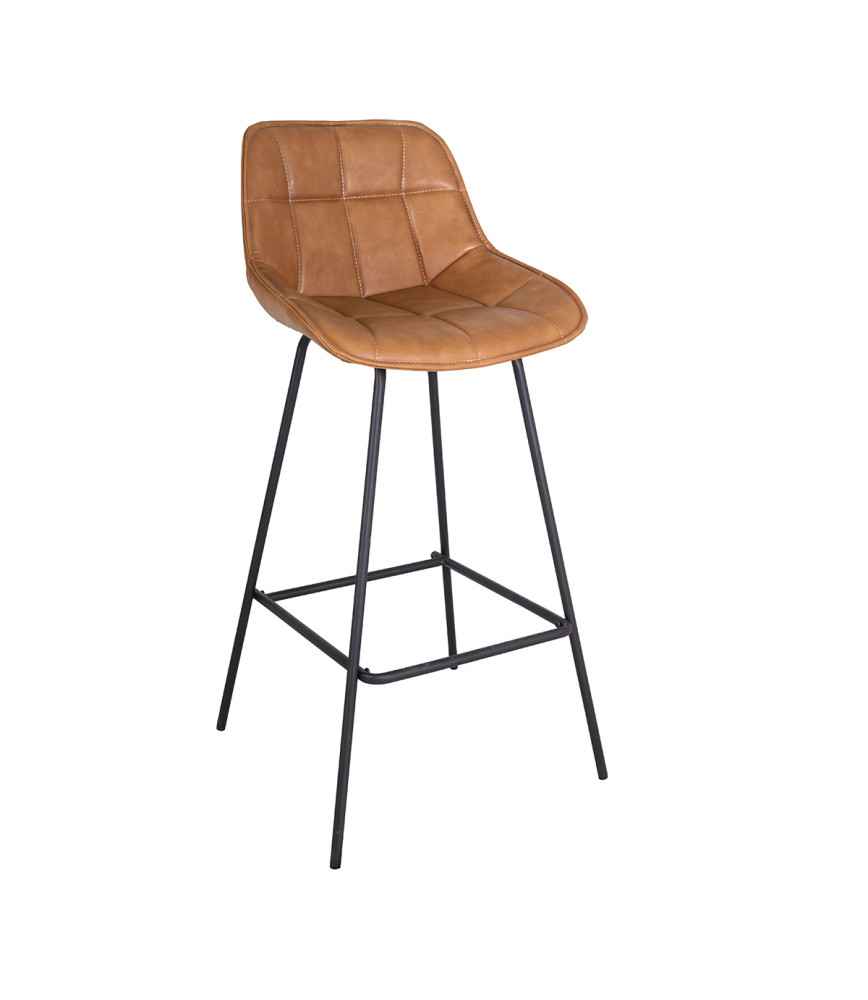 Tabouret de bar capitonné
