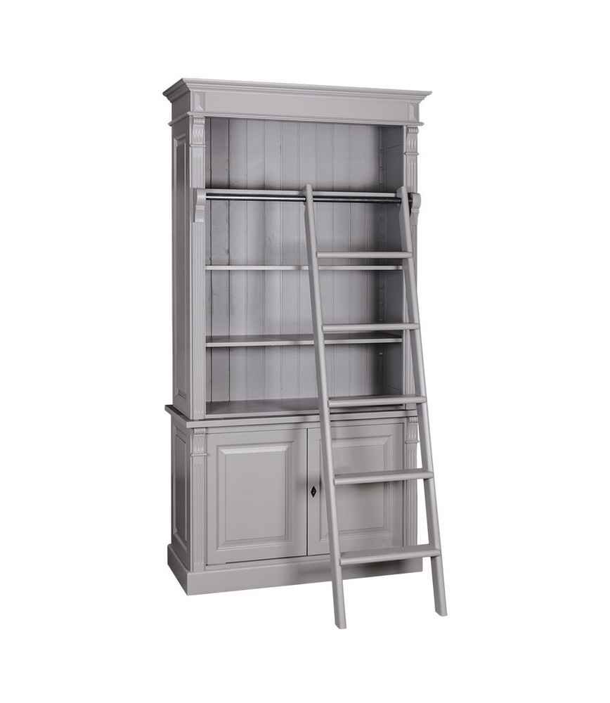 Bibliothèque ouverte avec 2 portes L 120 x P 51 x H 228