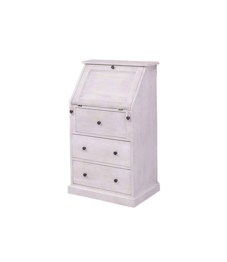 Bureau à pente 3 tiroirs L 65 x H 110 x P 45