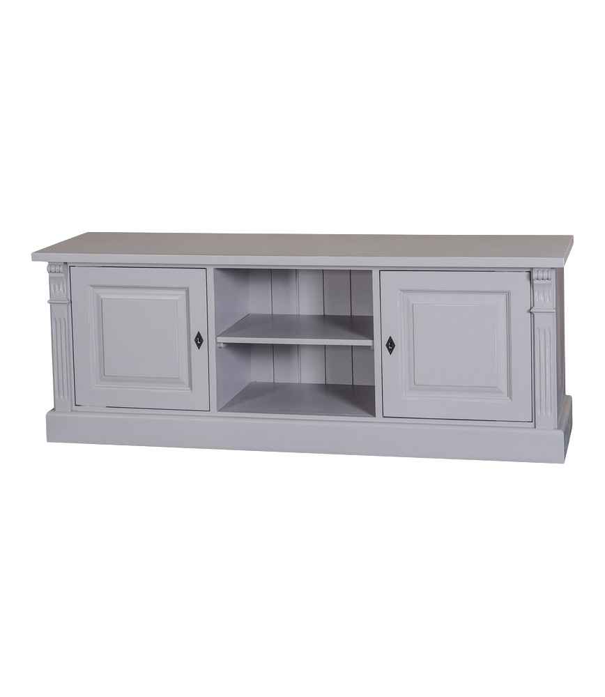 Meuble TV avec 2 portes + 1 niche L 160 x H 60 x P 49