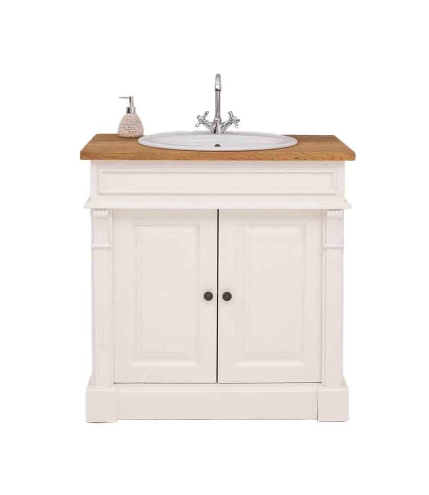 Meuble de salle de bain 1 Vasque plateau Chene (SANS VASQUE)