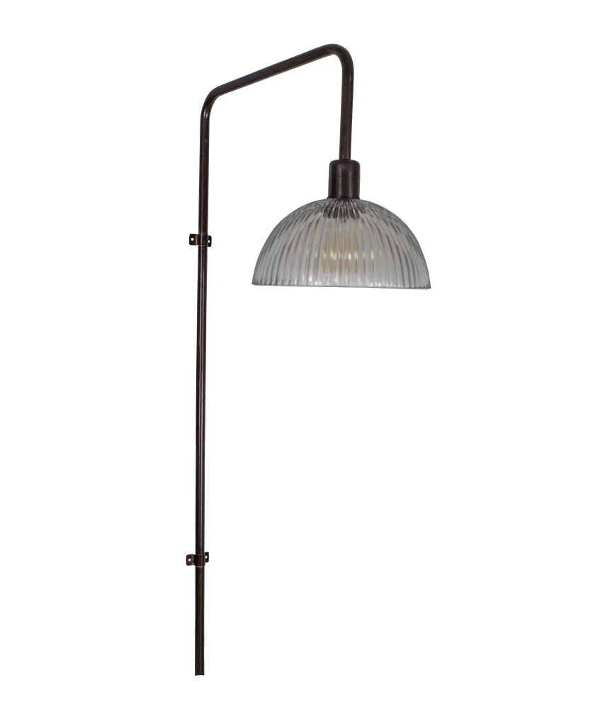 Lampe murale avec verre