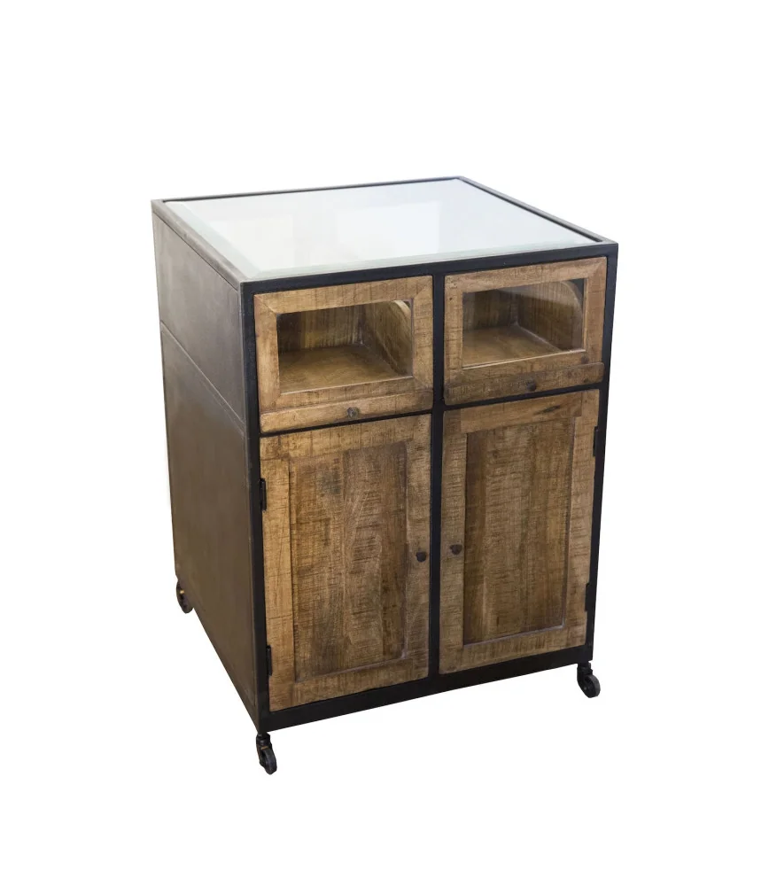 Vitrine 4 tiroirs + 4 portes L 83 x H 90 x P 103