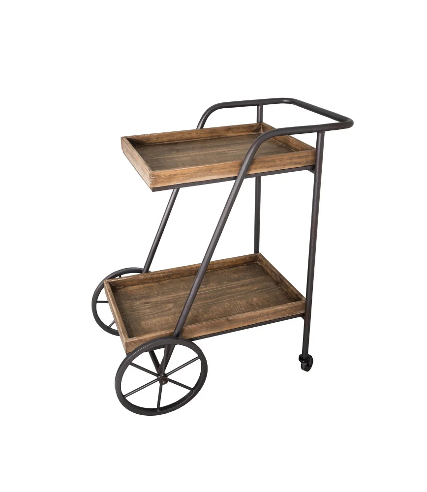 Chariot à 2 plateaux