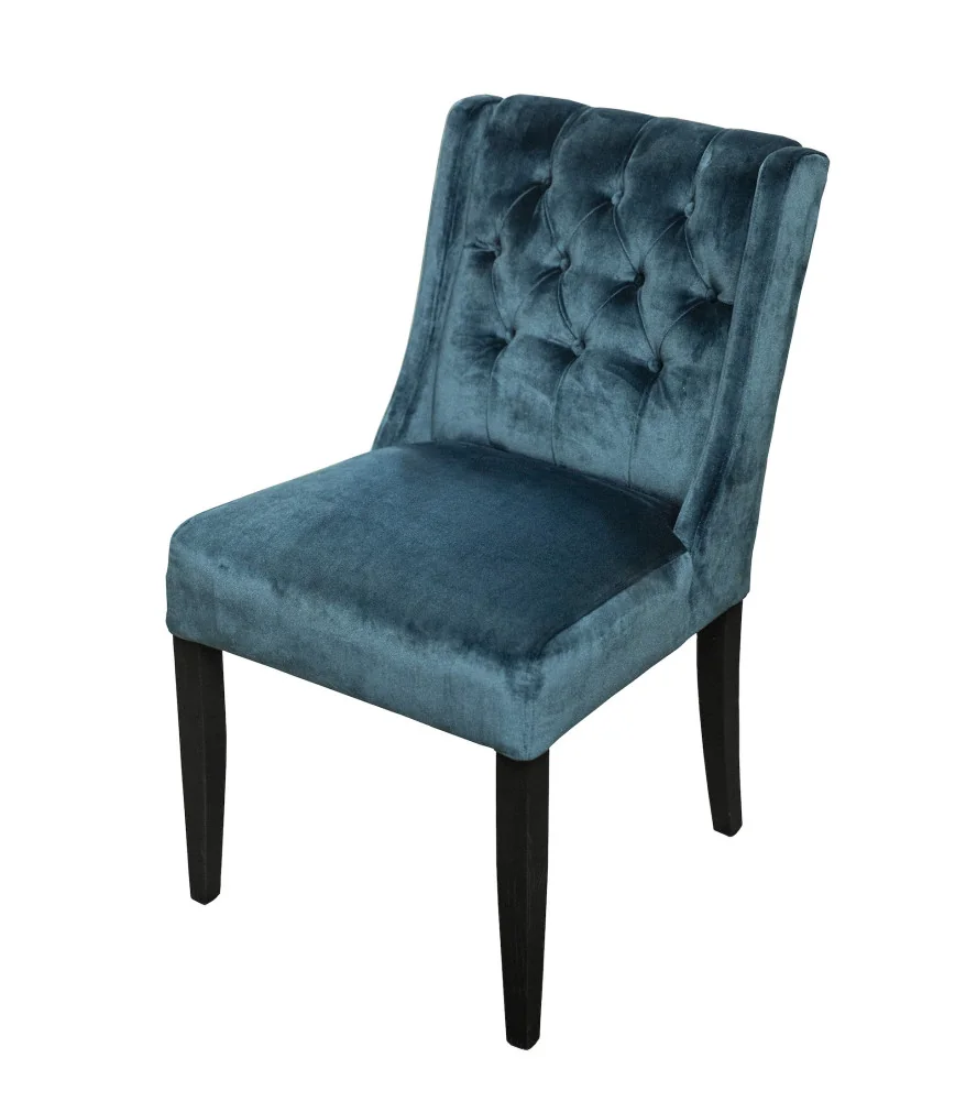 Chaise capitonnée BRISTOL en cuir