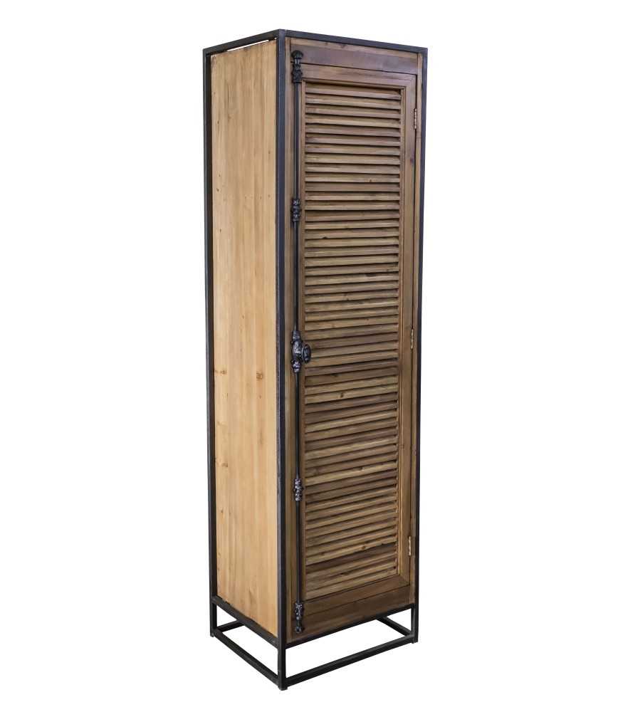 Meuble 1 porte persienne avec crémones