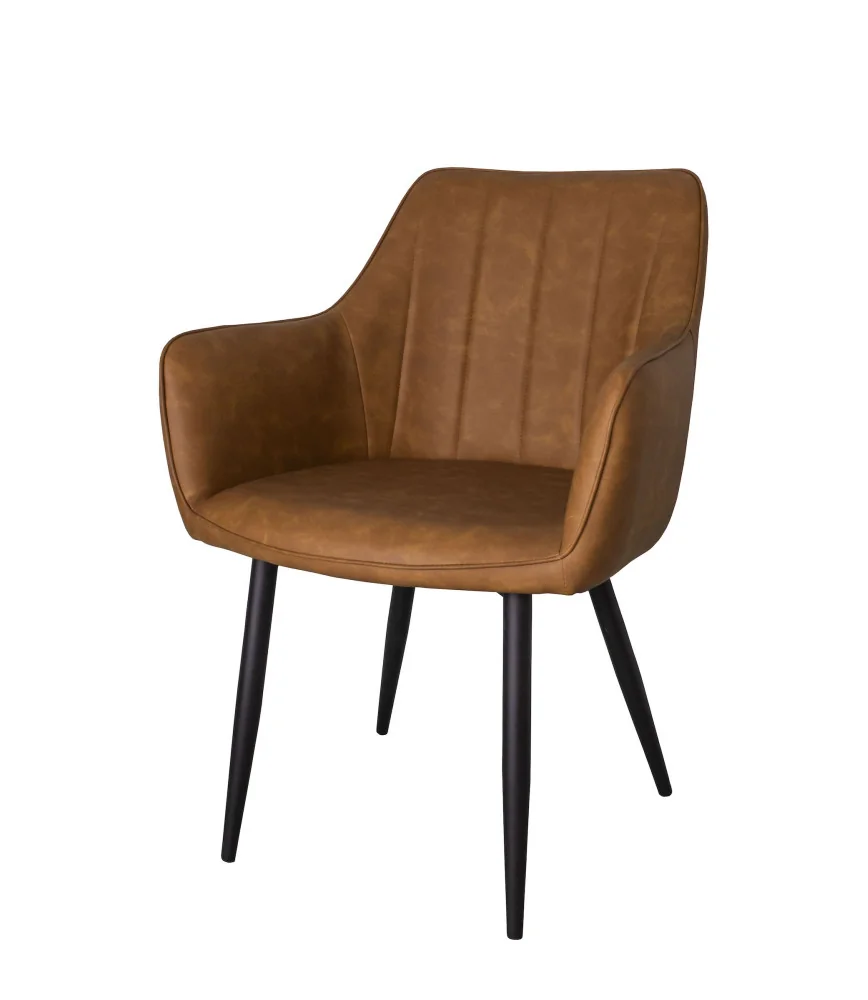 Fauteuil "Cosy" couleur Camel