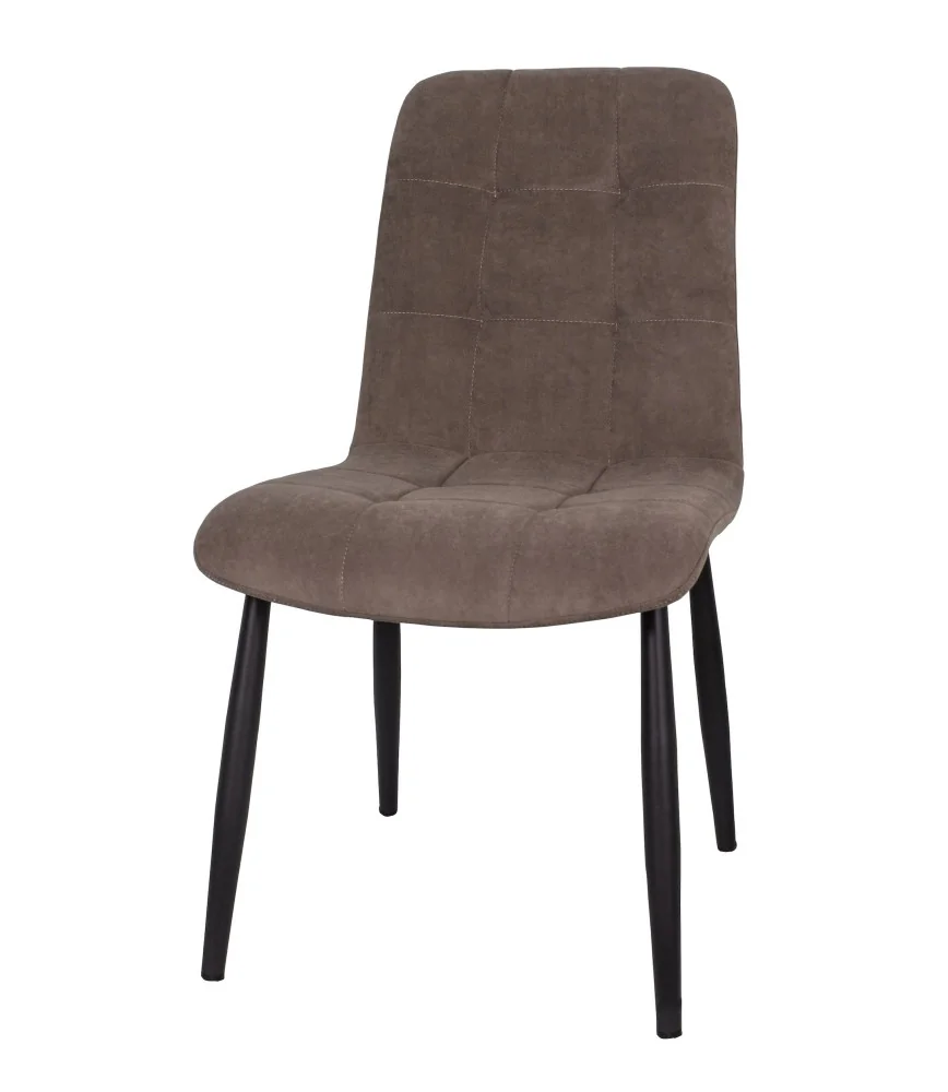 Chaise velours couleur Brown