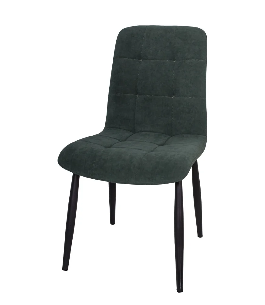 Chaise velours couleur Forest