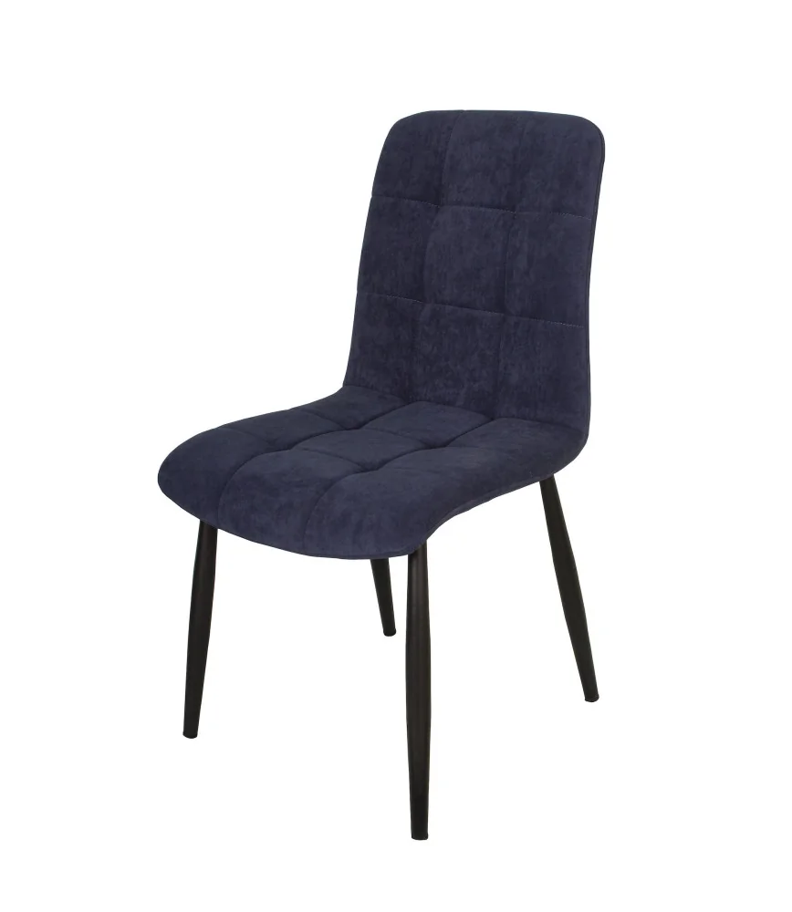 Chaise velours couleur Blue
