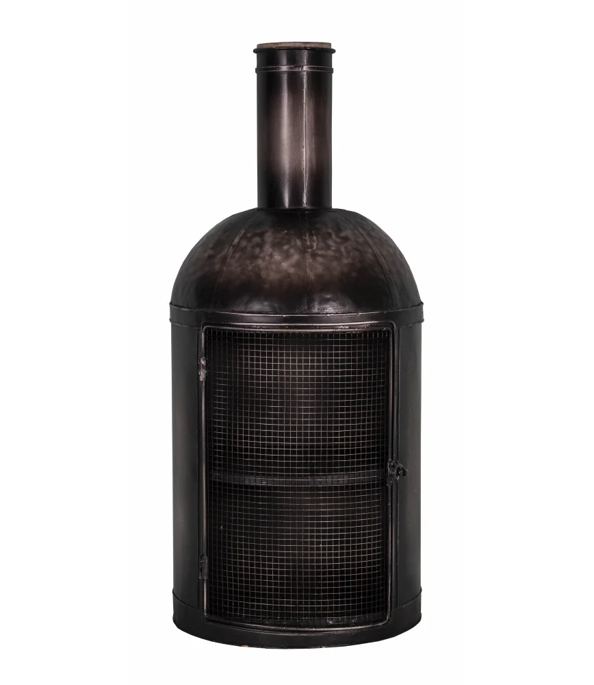 Bouteille avec porte grillagée