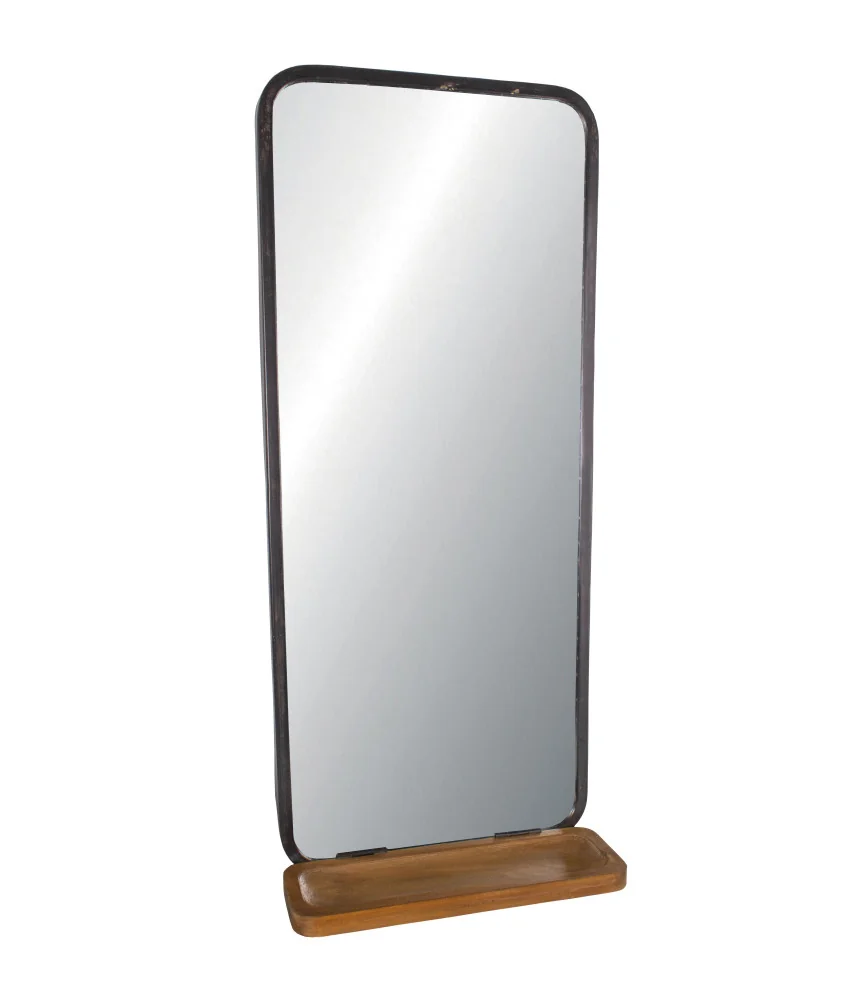 Miroir avec étagère