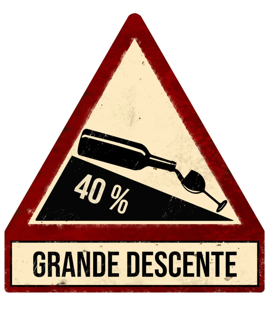 Panneau "Descente" 33*25