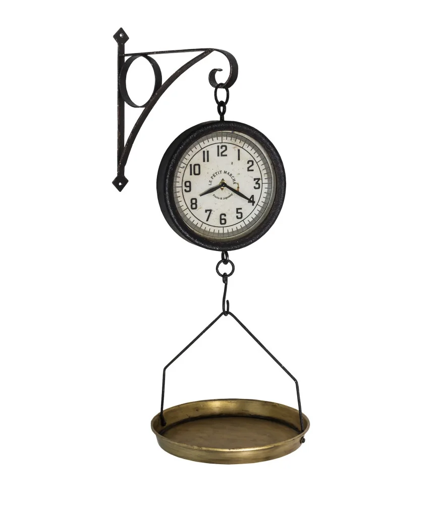 Balance Horloge à suspendre avec potence