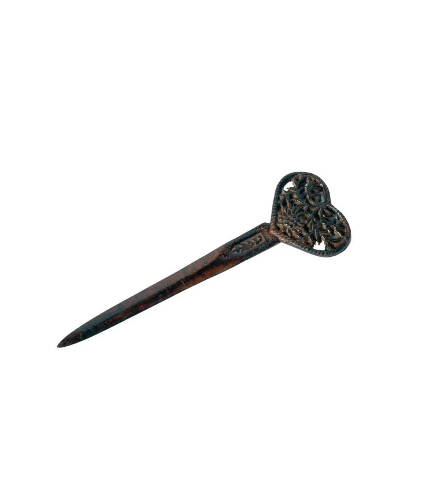 Coupe papier coeur edelweiss 17cms