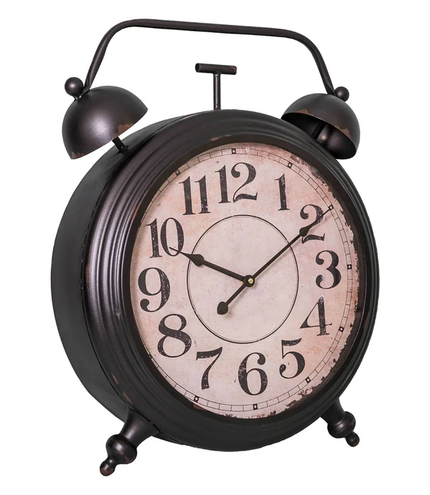 Réveil noir antique 45*14*60
