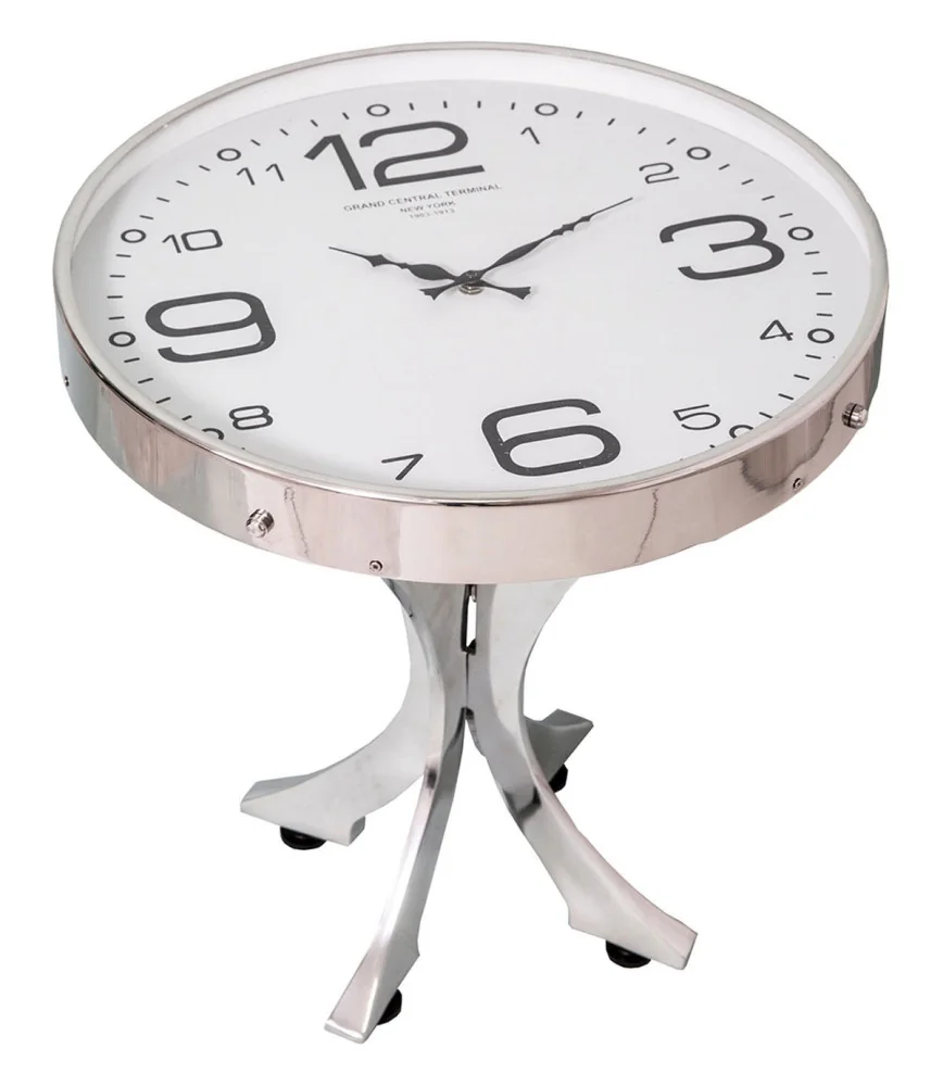 Table d'appoint horloge