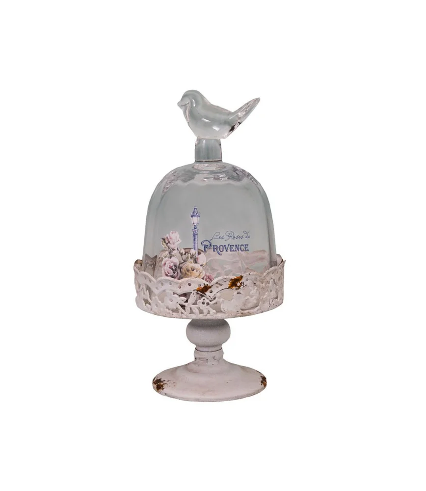 Mini cloche verre sur pied