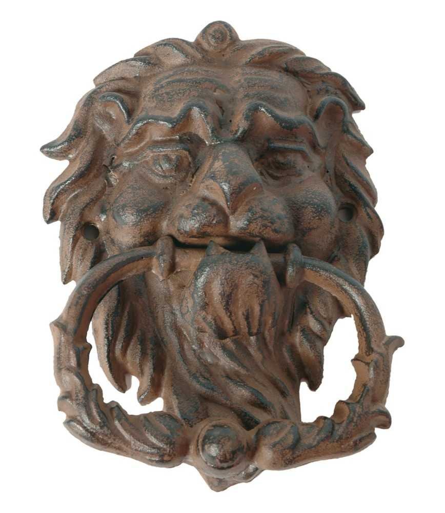 Heurtoir lion antique