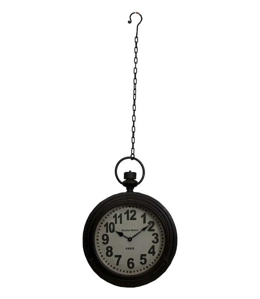 Pendule de gare sur chaîne