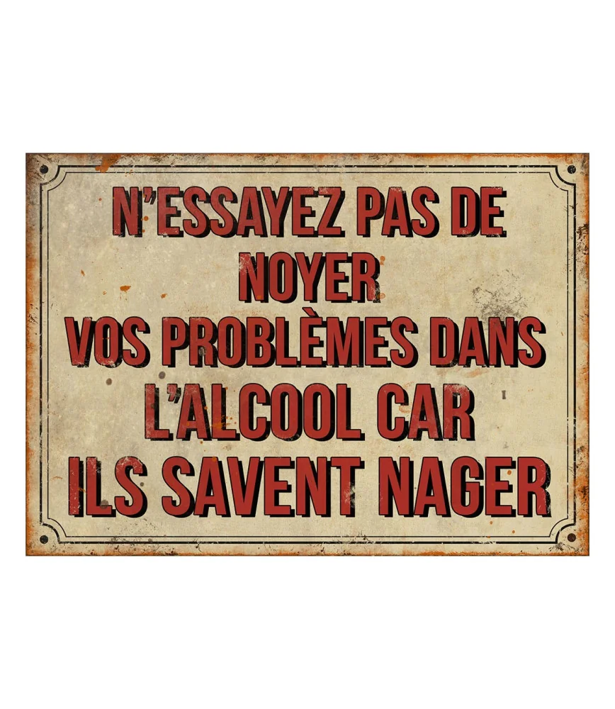 Plaque "N'essayez pas" 21 x 15