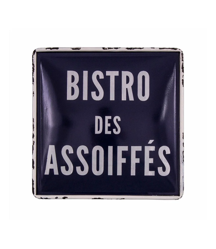 Plaque Bistro des assoiffés