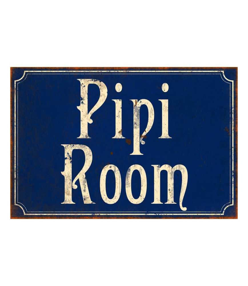 Plaque "Pipi room" 12*8