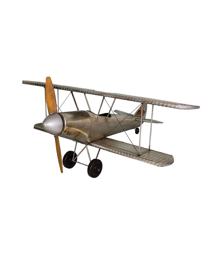 Avion en alu brossé 130cm