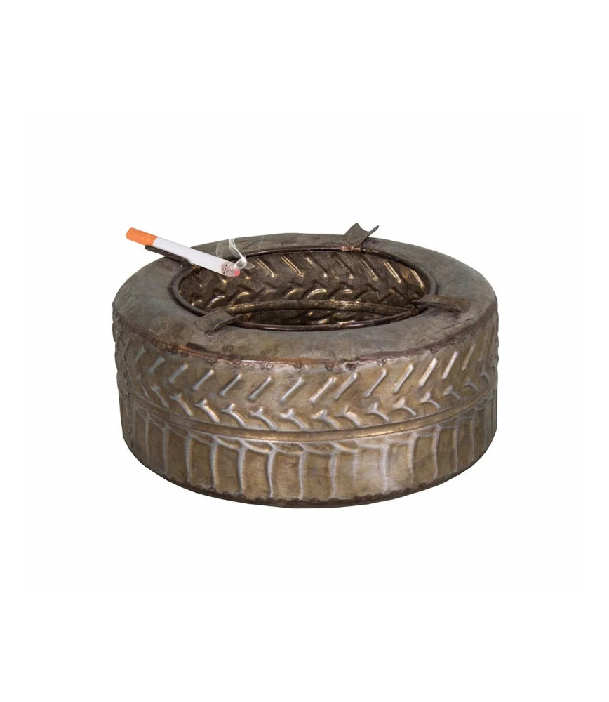 Cendrier Pneu zinc