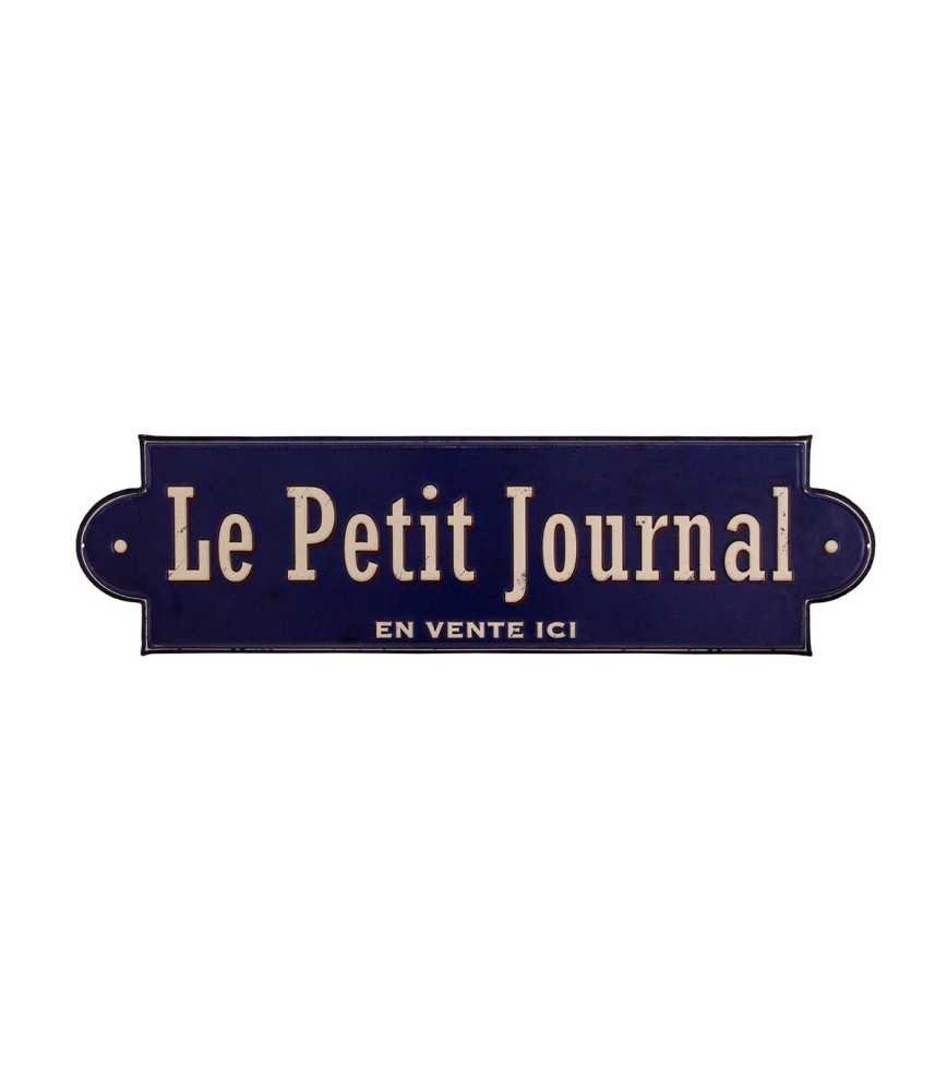 Plaque "Le Petit journal" 55*15 embossée