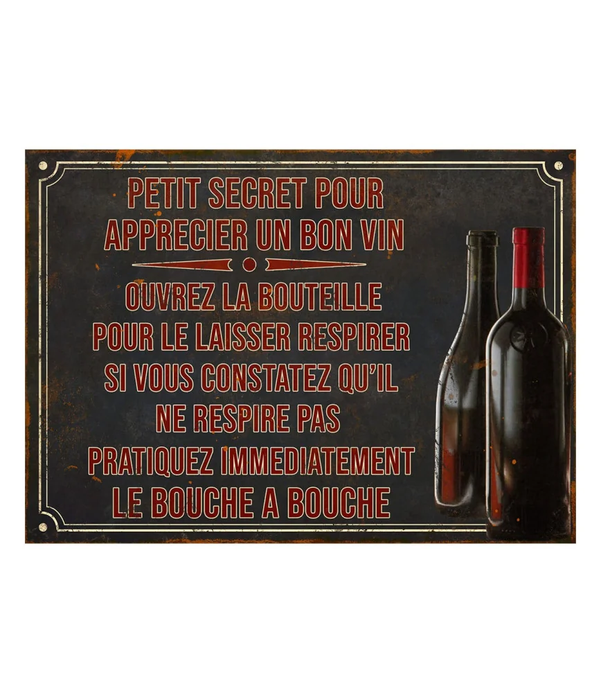 Plaque "Petit secret" 21*15