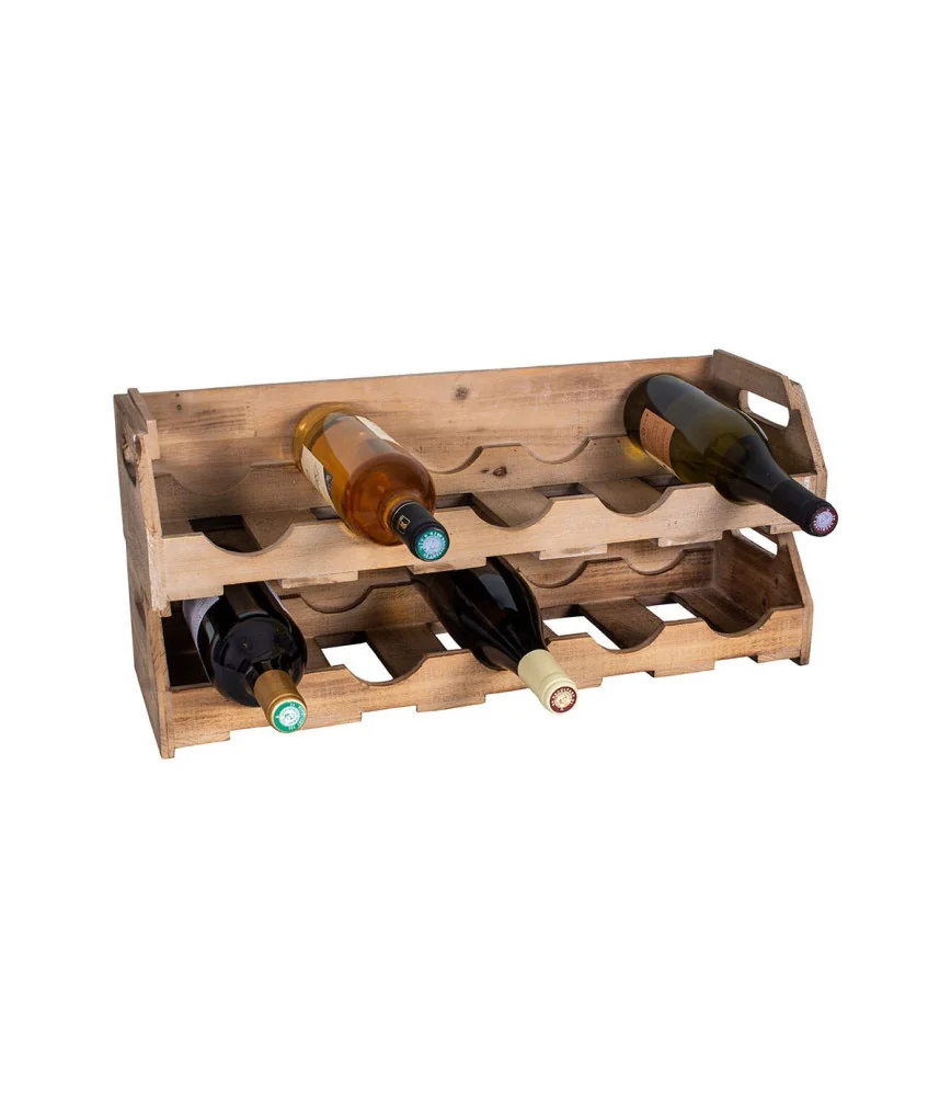 Porte bouteille bois