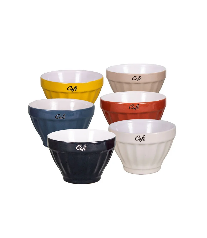 Set de 6 petits bols "Café"