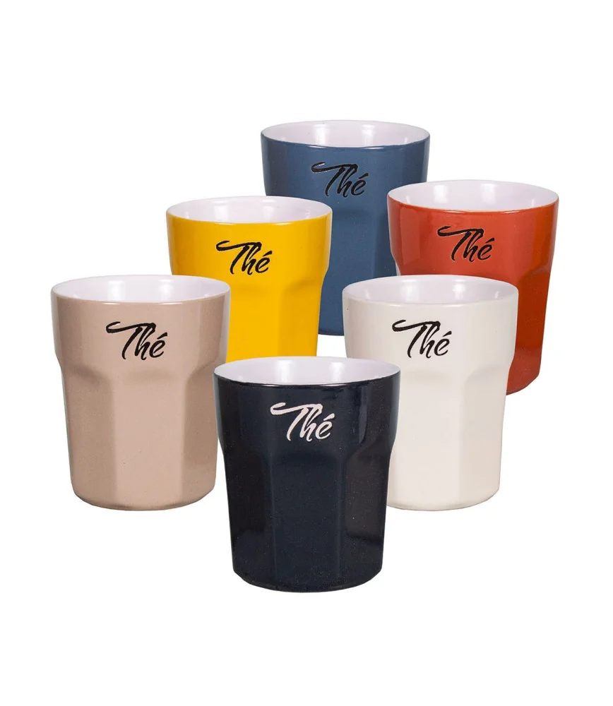 Set 6 mugs "Thé"
