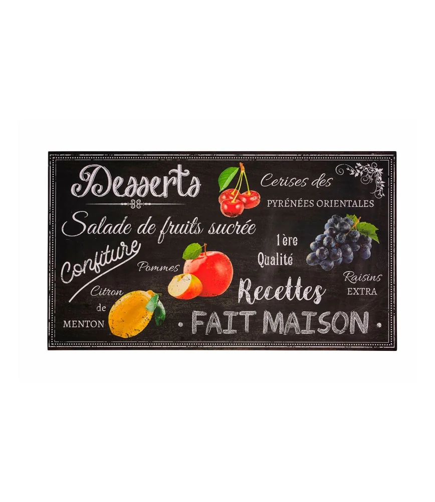 Grande plaque Desserts 80 x 45 cm