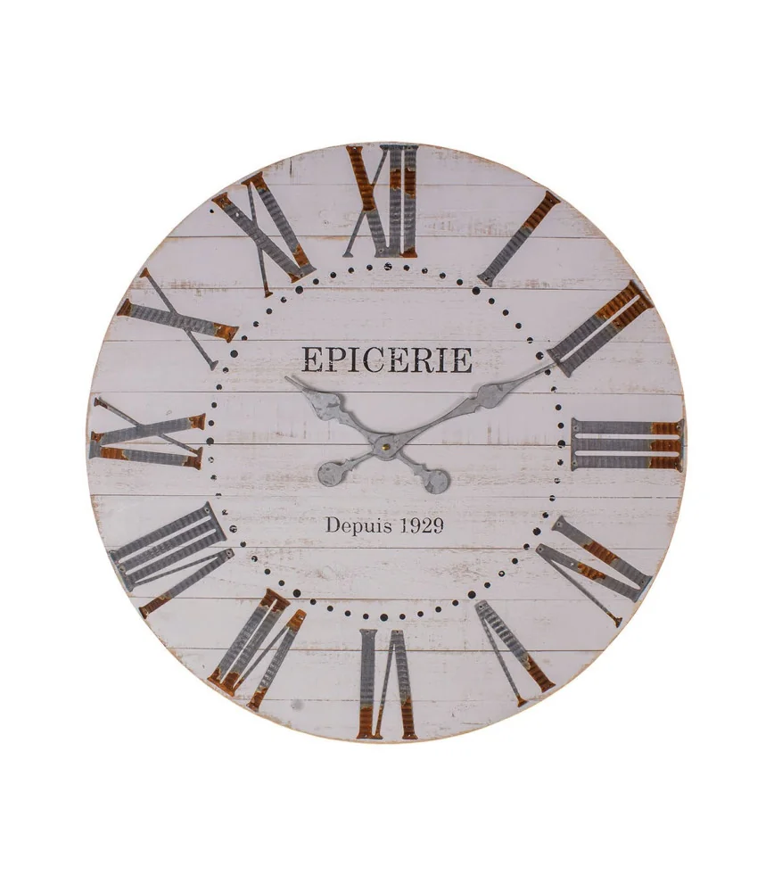 Pendule Epicerie Ø 59 cm