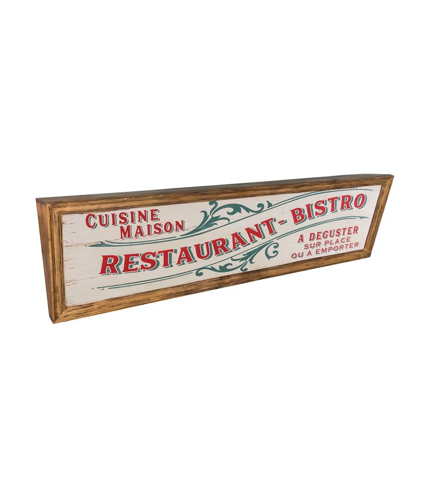 Panneau bois Restaurant-bistro