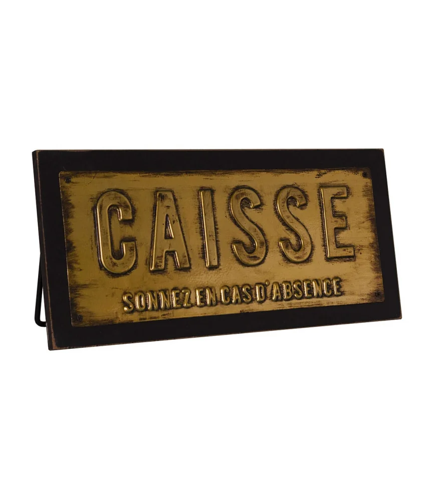 Panneau caisse Laiton à poser
