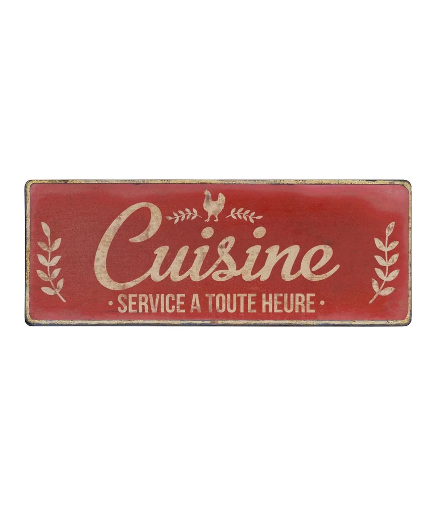 Plaque Cuisine 52 x 19 cm
