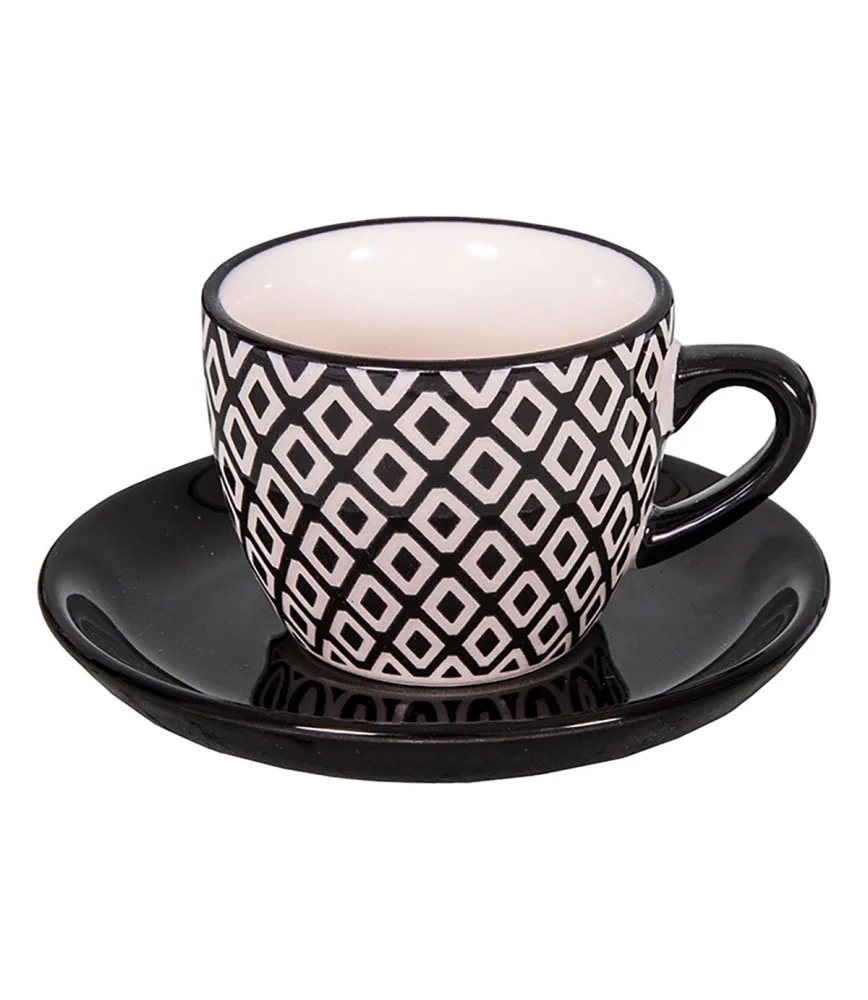 Tasse + sous-tasse à café Reverso