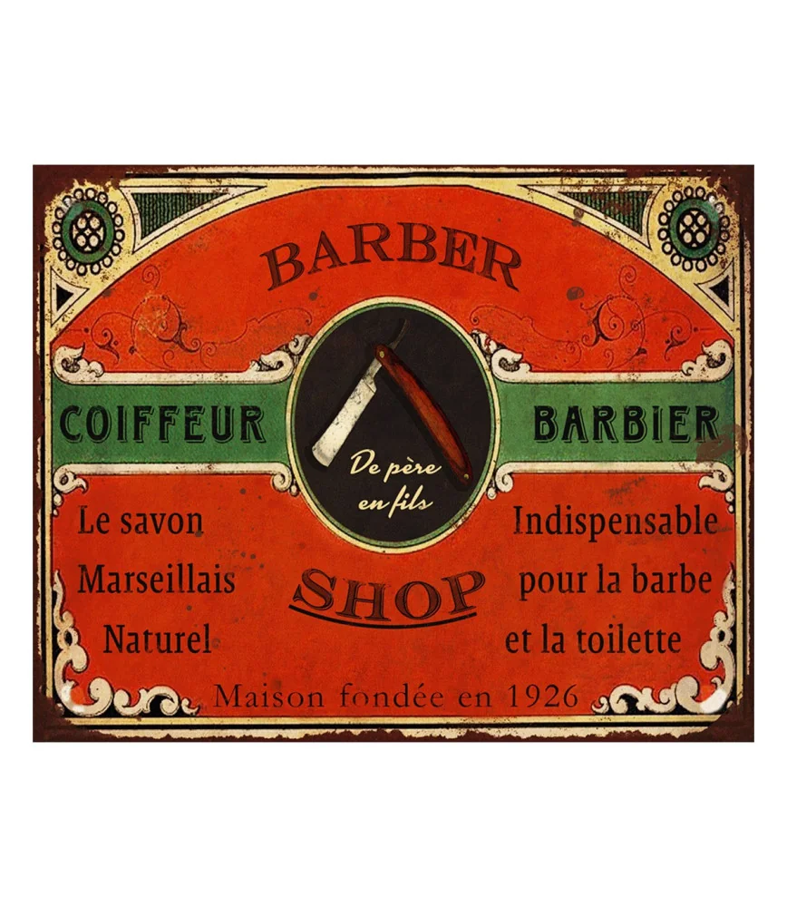 Plaque BARBIER