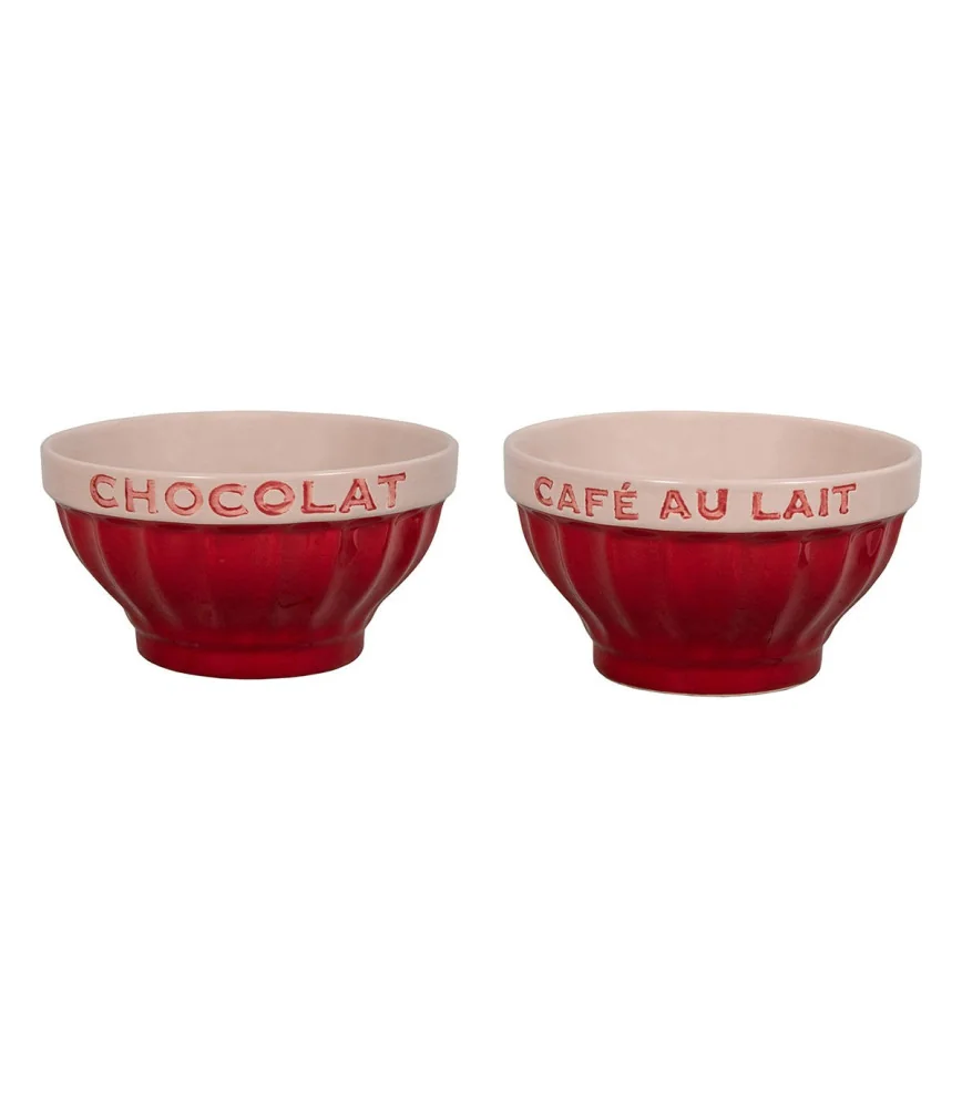 Bol grand-mère "Chocolat-Café au lait" écriture rouge